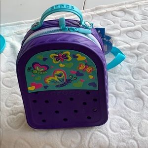 Crocs purple light up Backpack